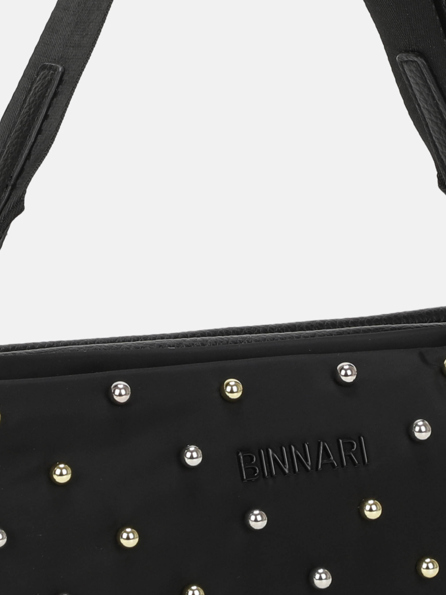 Binnari - Black Stud Shoulder Bag