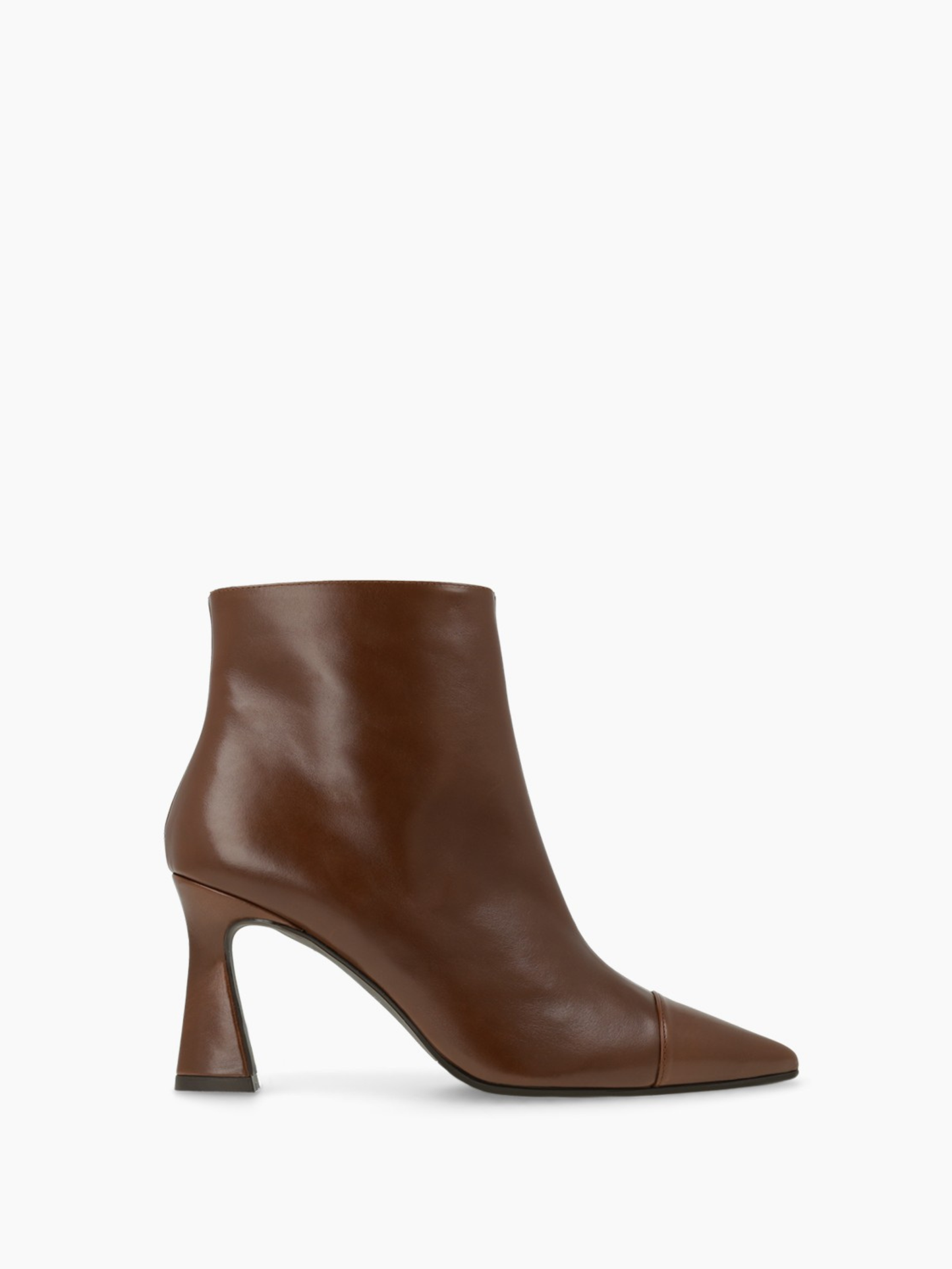 Lodi -Rich Brown Leather Pointy Toe Boot
