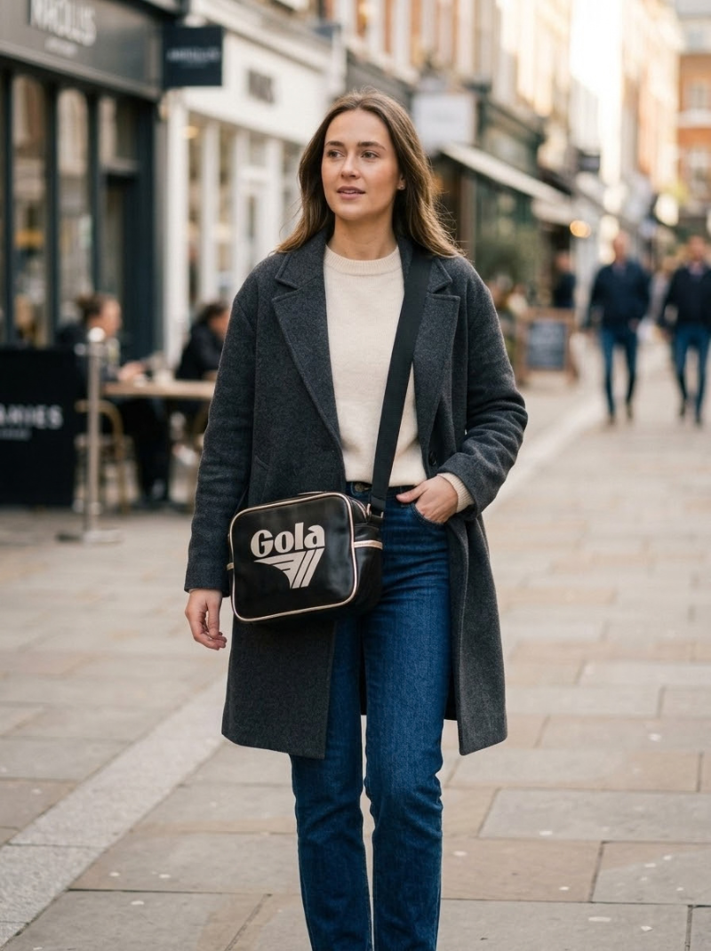 Gola - Black Classics Micro Redford Messenger Bag