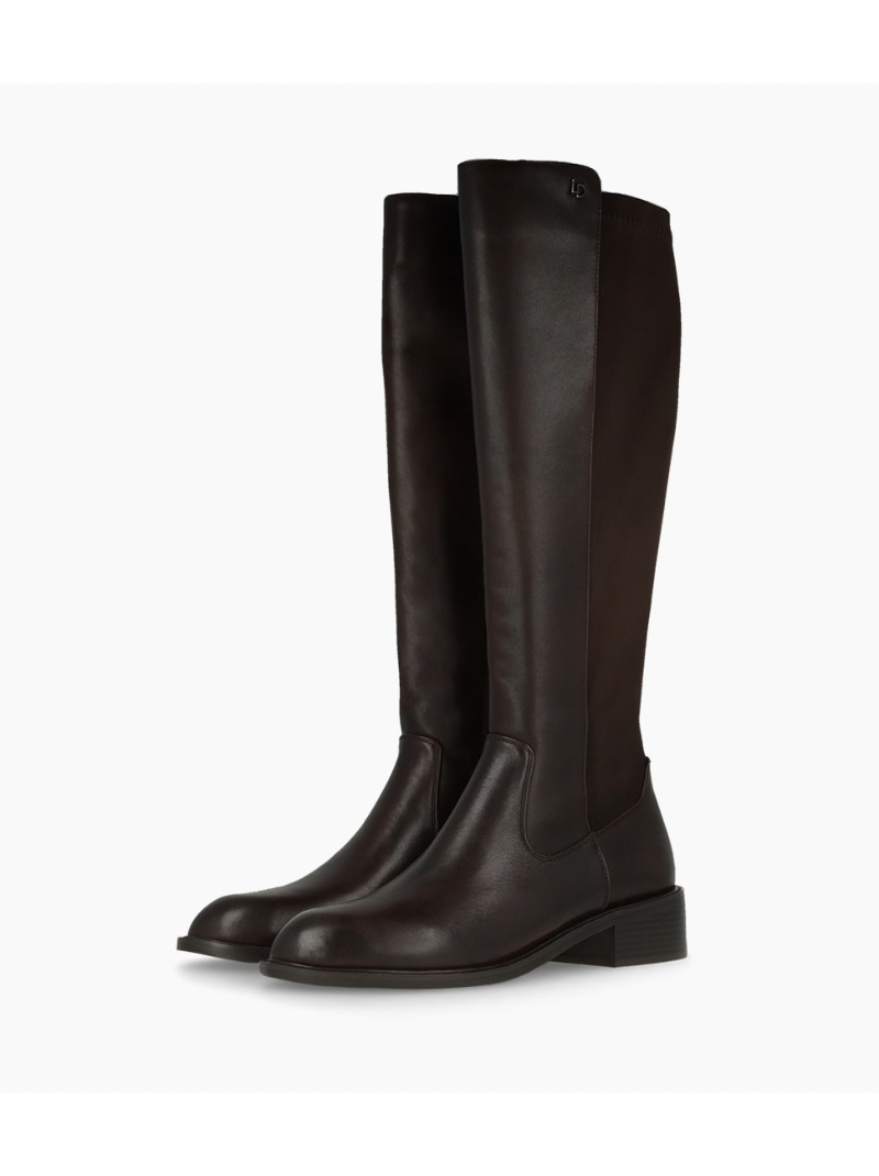 Lodi - Rich Brown Classic Long Chelsea Style Boot
