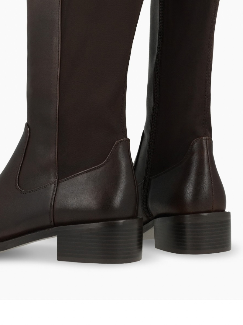 Lodi - Rich Brown Classic Long Chelsea Style Boot