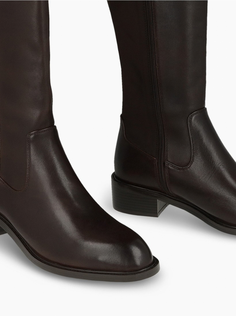 Lodi - Rich Brown Classic Long Chelsea Style Boot