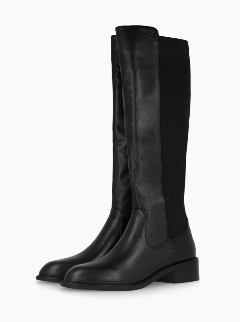 Lodi - Black Classic Long Chelsea Style Boot