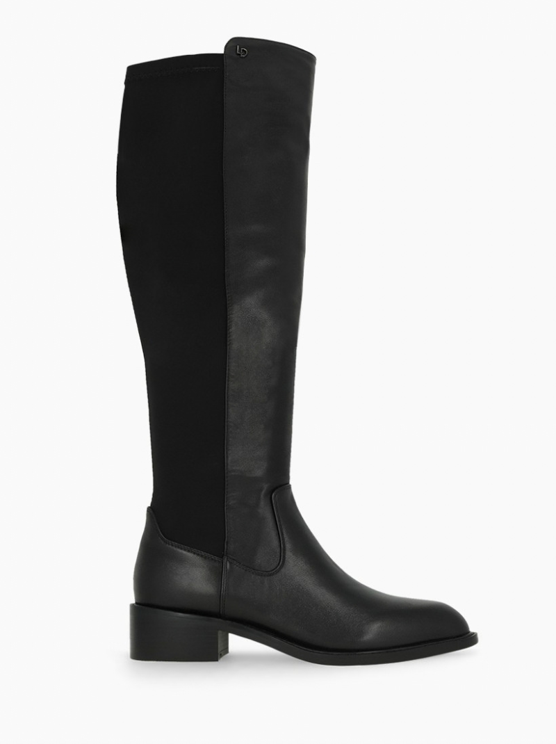 Lodi - Black Classic Long Chelsea Style Boot