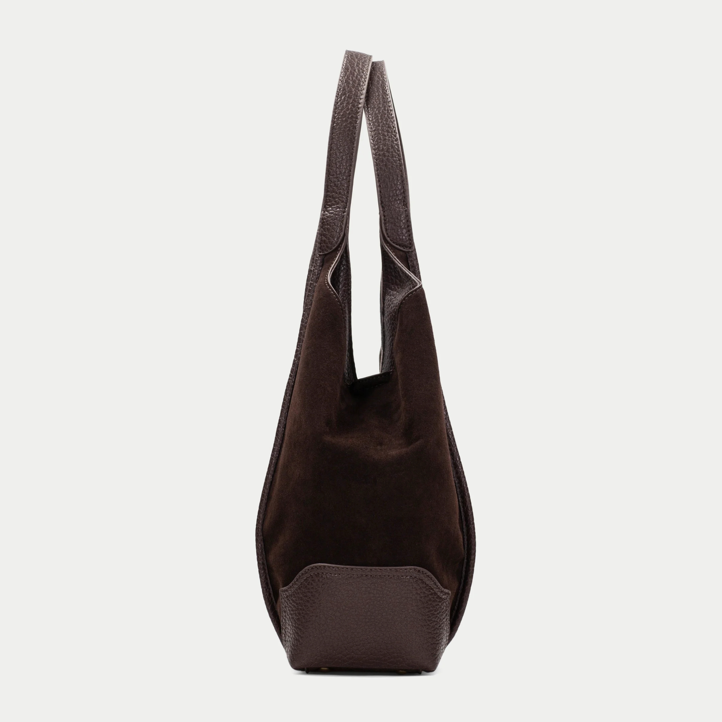 Hispanitas - Chocolate Brown Suede Hobo Bag