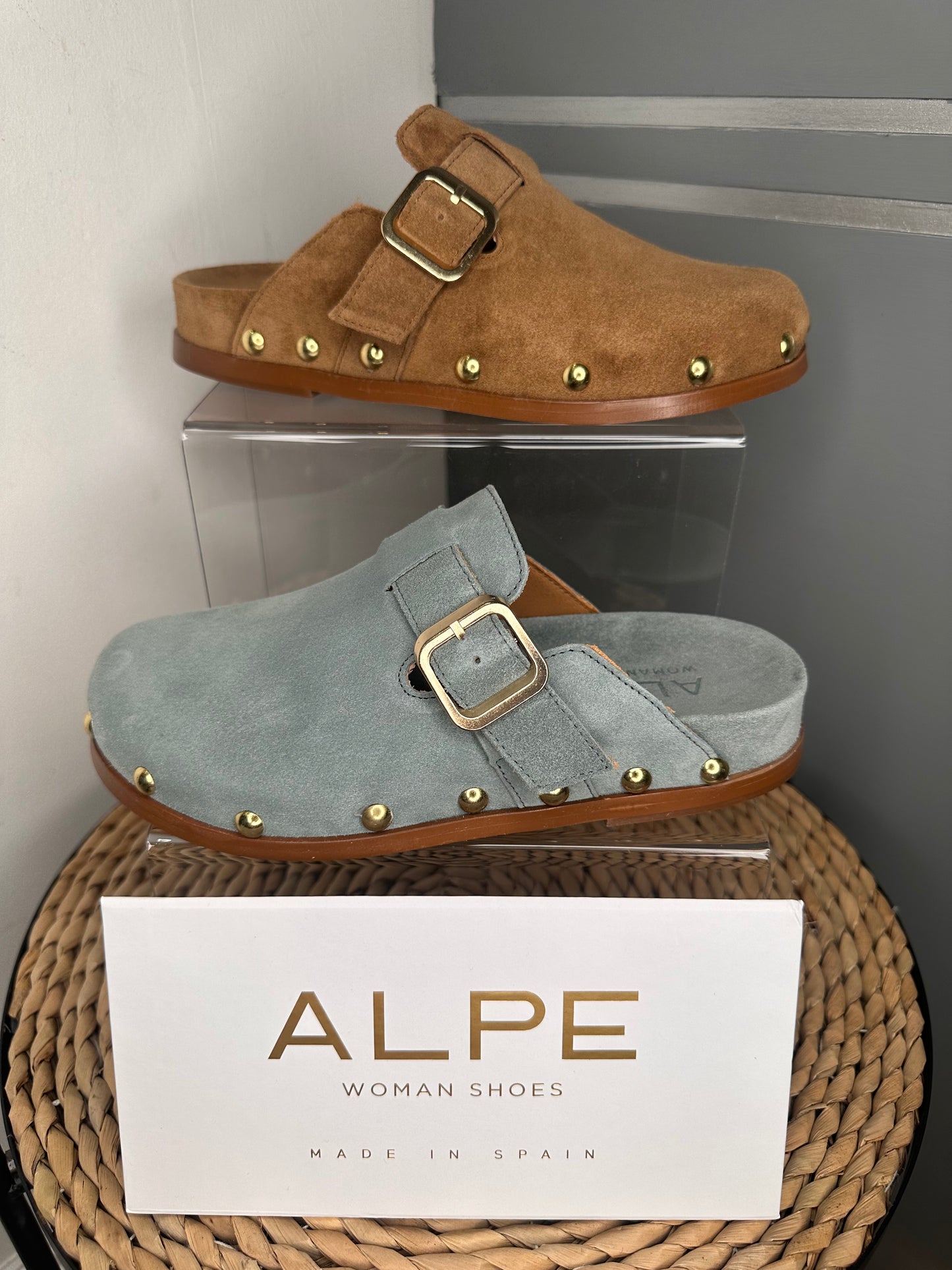 Alpe - Desert Suede Slip On Clog