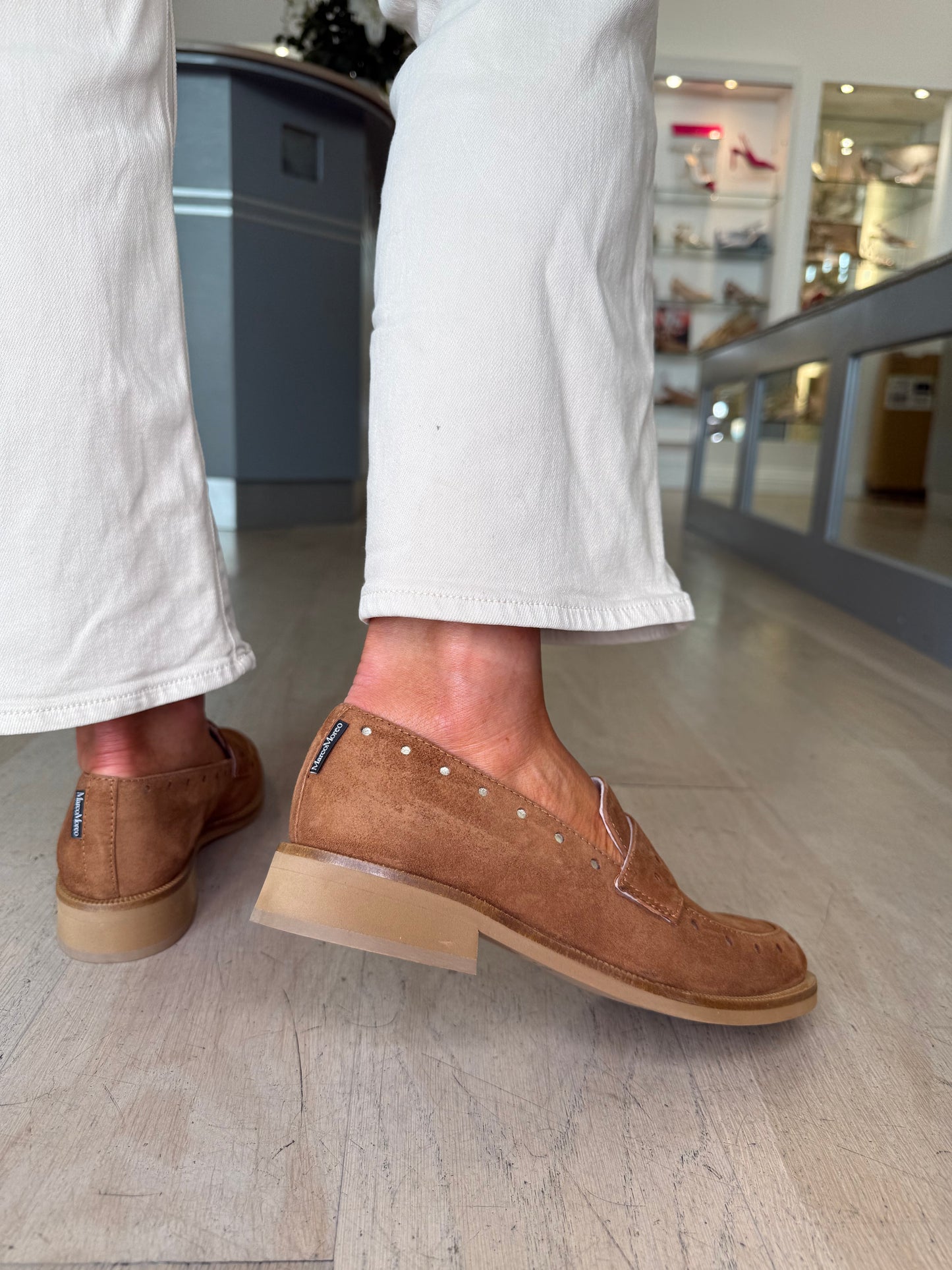 Marco Moreo - Tobacco Suede Loafers