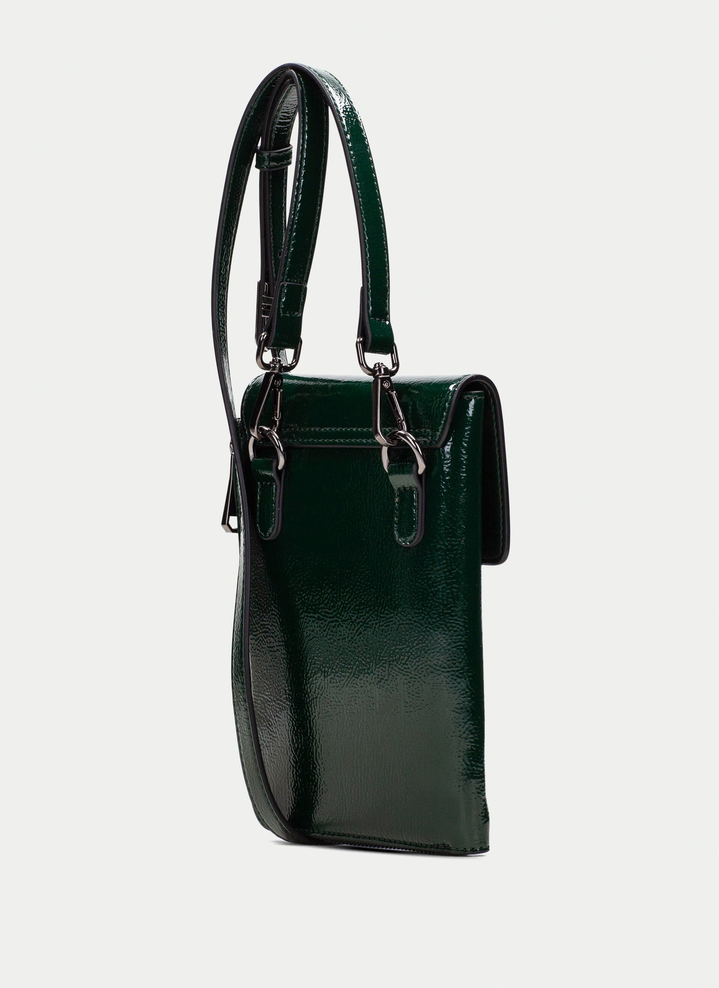 Hispanitas -Forest Green Mini Leather Crossbody Wallet