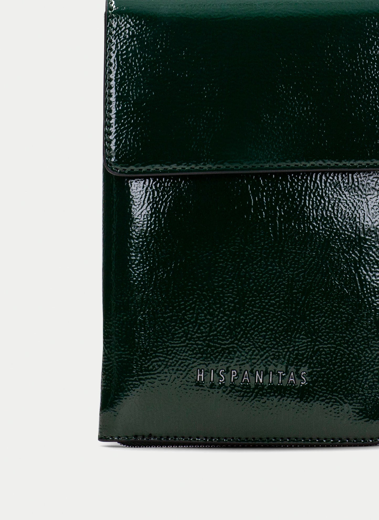 Hispanitas -Forest Green Mini Leather Crossbody Wallet