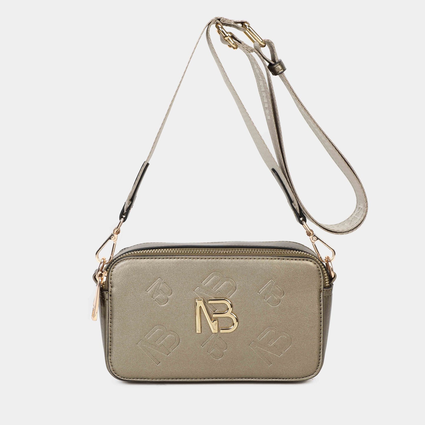 Binnari - Carmona Metallic Logo Square Crossover Bag