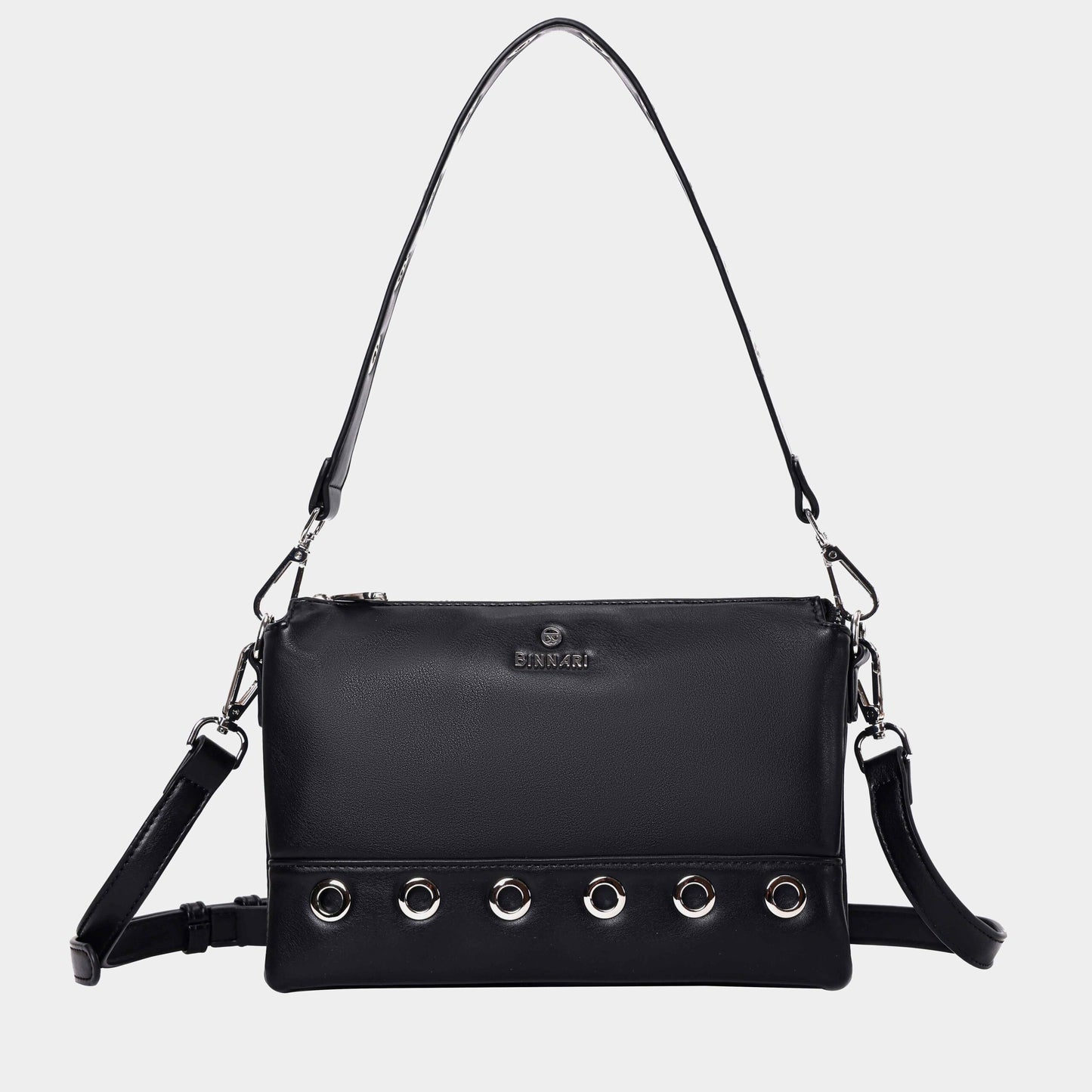 Binnari - Huelva Black Shoulder & Crossover Bag