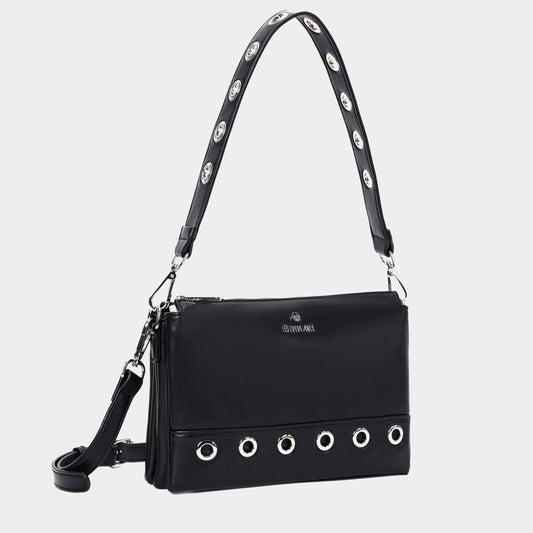 Binnari - Huelva Black Shoulder & Crossover Bag