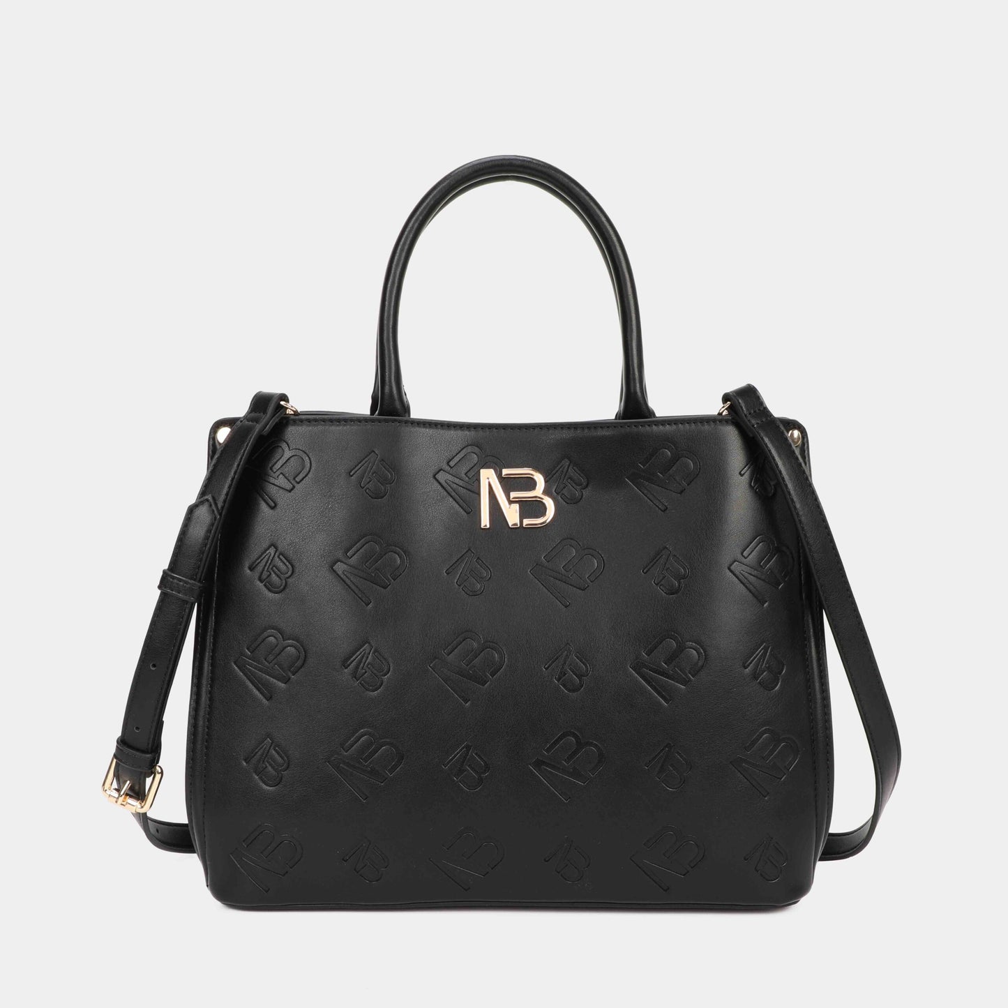 Binnari - Carmona Black Logo Tote Bag