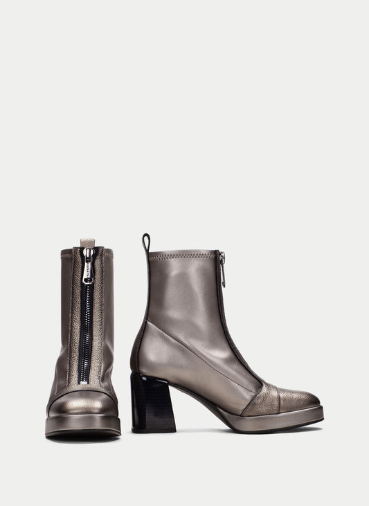 Hispanitas - Pewter Block Heel Boot