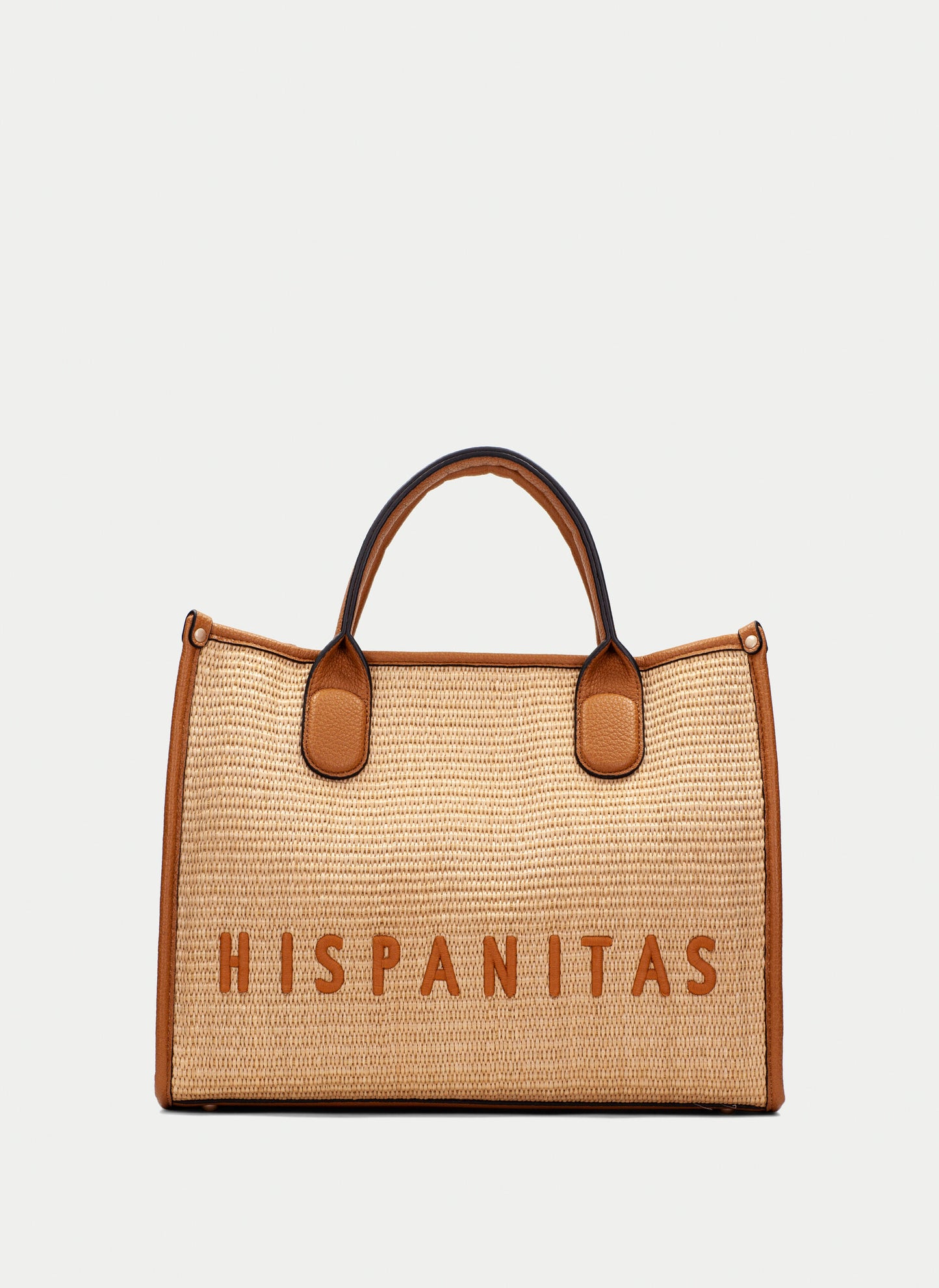 Hispanitas - Sand/Tan Raffia Large Tote Bag