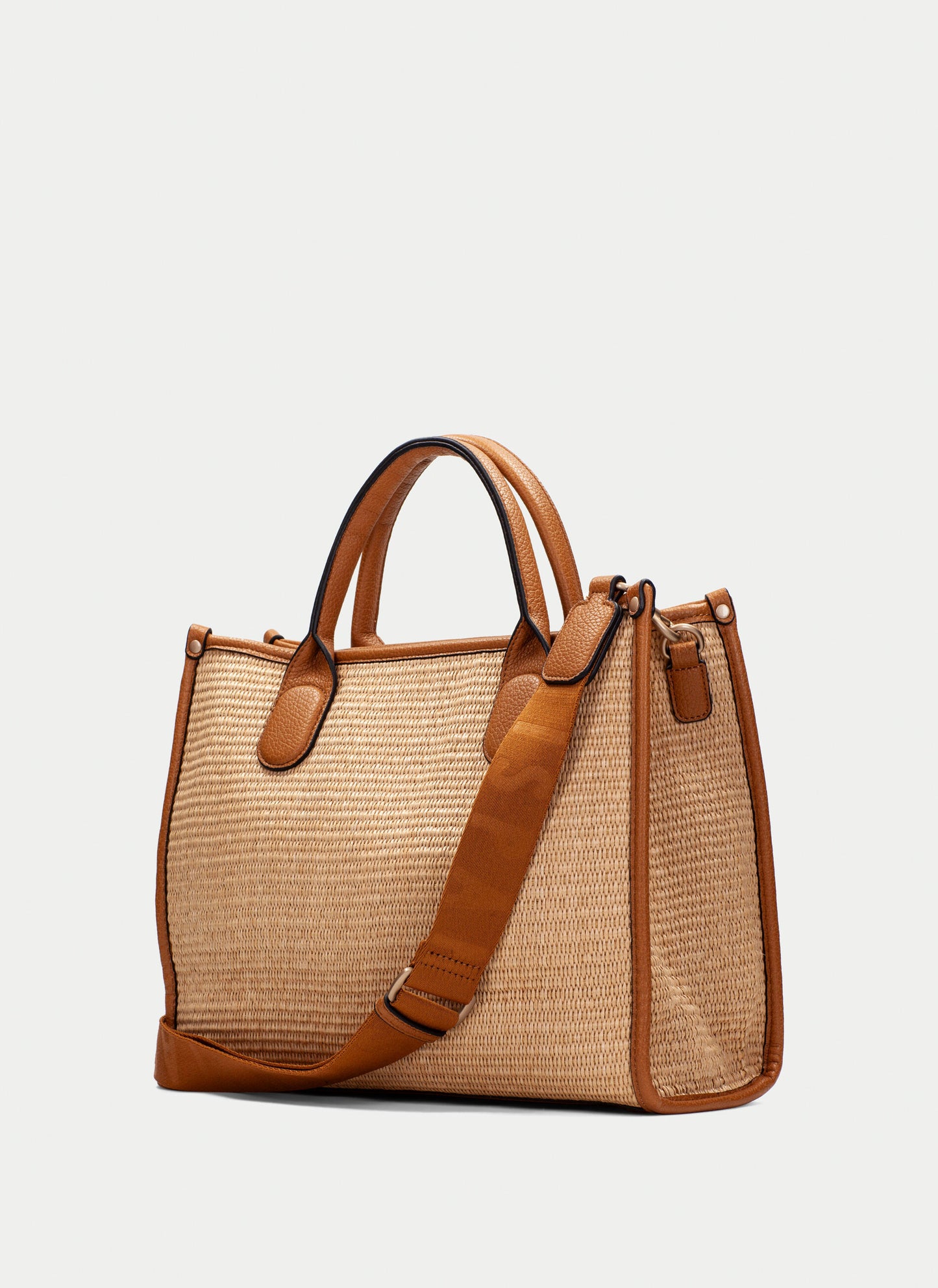 Hispanitas - Sand/Tan Raffia Large Tote Bag